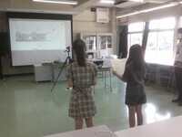 3・6年生 児童代表の発表