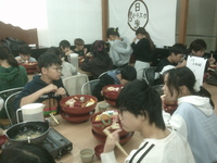 昼食(「大杯膳」)では日光名物「湯葉」をいただきました