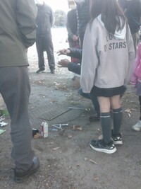 マンホールの場所を確認しました