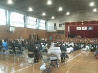 保護者の皆様にも参観していただきました