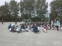 避難について振り返りをしました