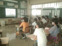 真剣にお話を聞いている城南っ子②